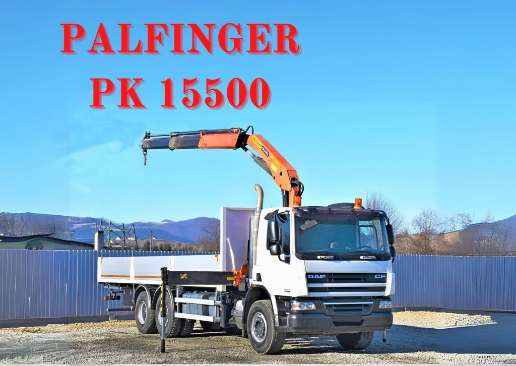DAF CF 75.360 Pritsche 7,95 m + KRAN / FUNK * 6x4 DAF CF 75.360 Pritsche 7,95 m + KRAN / FUNK * 6x4 - Xe cẩu tự hành, Xe tải thùng lửng/ Phẳng: hình 1 DAF CF 75.360 Pritsche 7,95 m + KRAN / FUNK * 6x4 DAF CF 75.360 Pritsche 7,95 m + KRAN / FUNK * 6x4 - Xe cẩu tự hành, Xe tải thùng lửng/ Phẳng: hình 1