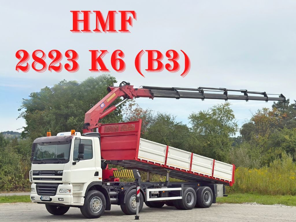 DAF CF 85.380 * HMF 2823 K6 (B3) + FUNK * 8x4 * TOP - Xe cẩu tự hành: hình 1 DAF CF 85.380 * HMF 2823 K6 (B3) + FUNK * 8x4 * TOP - Xe cẩu tự hành: hình 1
