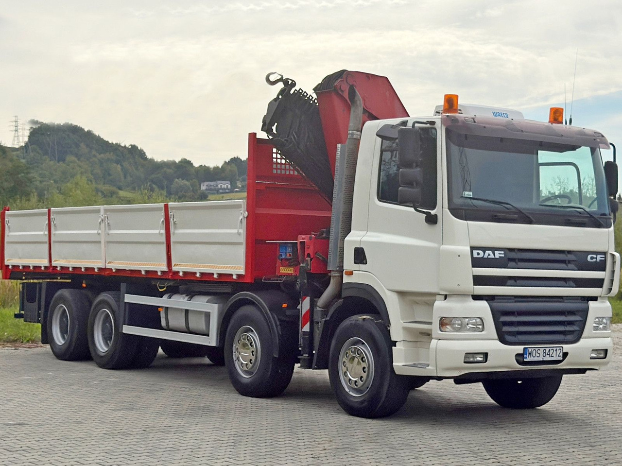 DAF CF 85.380 * HMF 2823 K6 (B3) + FUNK * 8x4 * TOP - Xe ben, Xe cẩu tự hành: hình 3 DAF CF 85.380 * HMF 2823 K6 (B3) + FUNK * 8x4 * TOP - Xe ben, Xe cẩu tự hành: hình 3