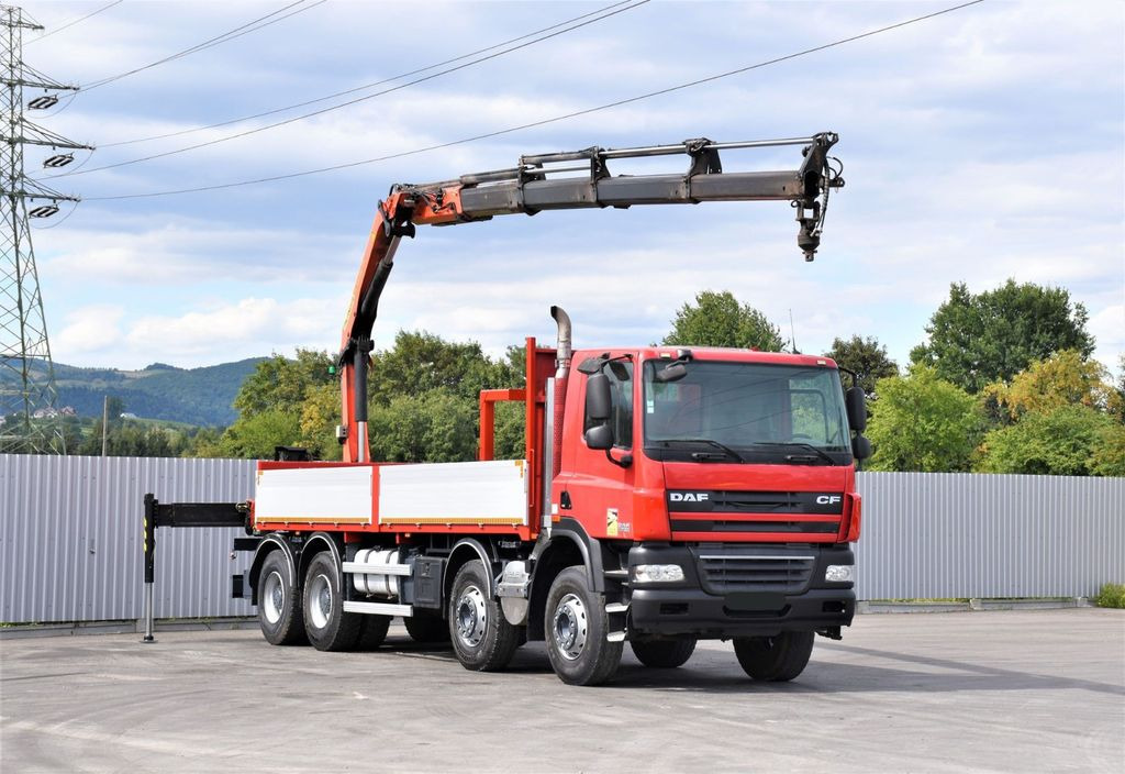 DAF CF 85.410 Pritsche 6,80m + KRAN / FUNK/8x4 DAF CF 85.410 Pritsche 6,80m + KRAN / FUNK/8x4 - Xe cẩu tự hành: hình 2 DAF CF 85.410 Pritsche 6,80m + KRAN / FUNK/8x4 DAF CF 85.410 Pritsche 6,80m + KRAN / FUNK/8x4 - Xe cẩu tự hành: hình 2