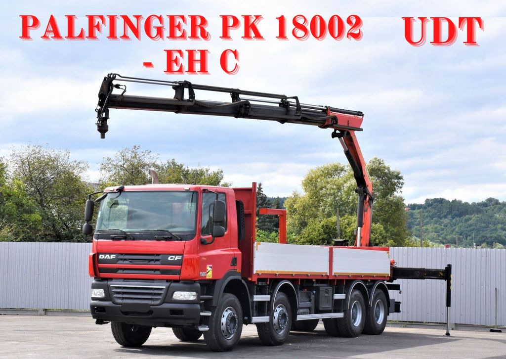 DAF CF 85.410 Pritsche 6,80m + KRAN / FUNK/8x4 DAF CF 85.410 Pritsche 6,80m + KRAN / FUNK/8x4 - Xe cẩu tự hành: hình 1 DAF CF 85.410 Pritsche 6,80m + KRAN / FUNK/8x4 DAF CF 85.410 Pritsche 6,80m + KRAN / FUNK/8x4 - Xe cẩu tự hành: hình 1