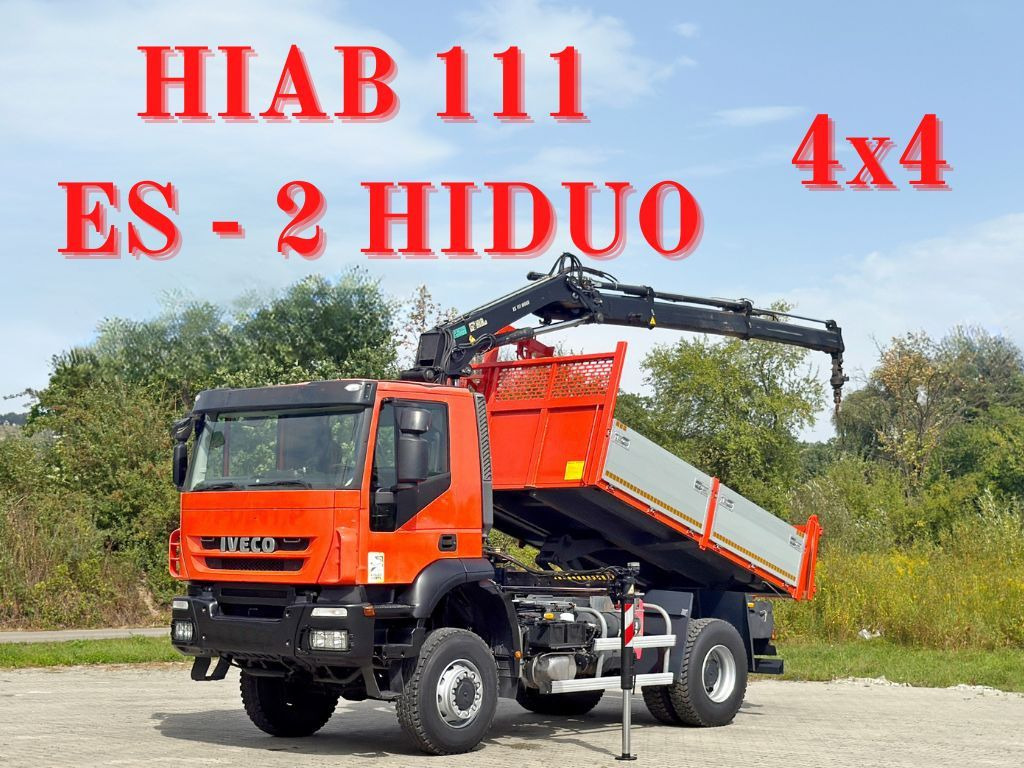 Iveco TRAKKER 190T36 * HIAB 111 ES-2 HIDUO * 4x4 * TOP - Xe ben, Xe cẩu tự hành: hình 1 Iveco TRAKKER 190T36 * HIAB 111 ES-2 HIDUO * 4x4 * TOP - Xe ben, Xe cẩu tự hành: hình 1