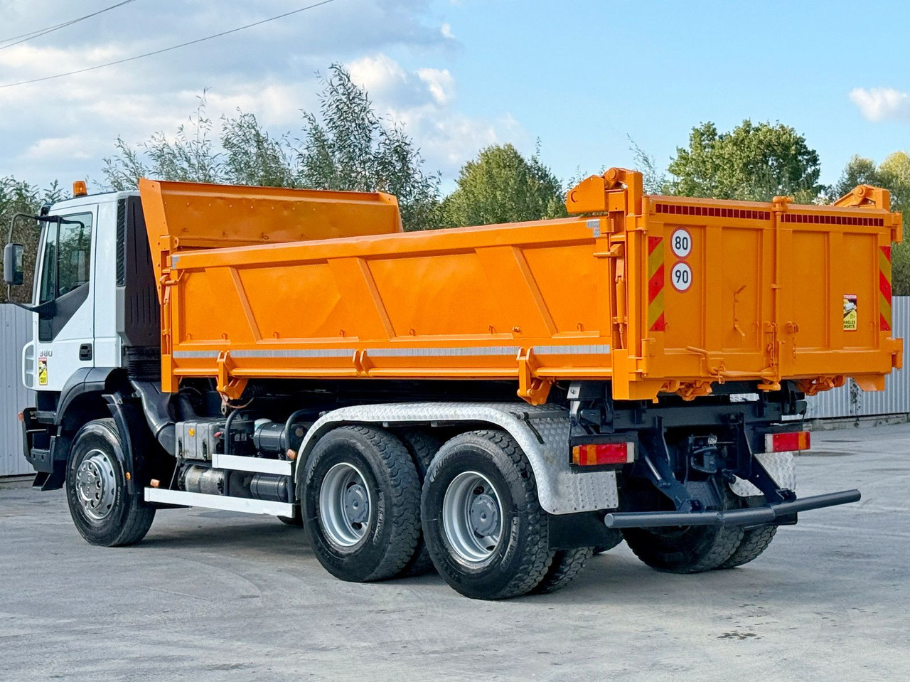 Xe ben, Xe cẩu tự hành Iveco TRAKKER 380 * Kipper 5,25 m + BORDMATIC / 6x4: hình 8