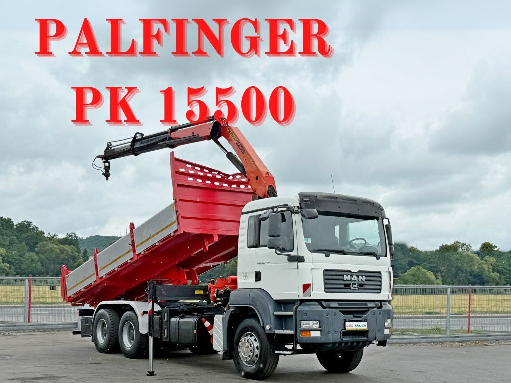 MAN TGA 26.400 * KIPPER 6,00m + PK 15500 * 6x4 * TOP - Xe ben, Xe cẩu tự hành: hình 1 MAN TGA 26.400 * KIPPER 6,00m + PK 15500 * 6x4 * TOP - Xe ben, Xe cẩu tự hành: hình 1