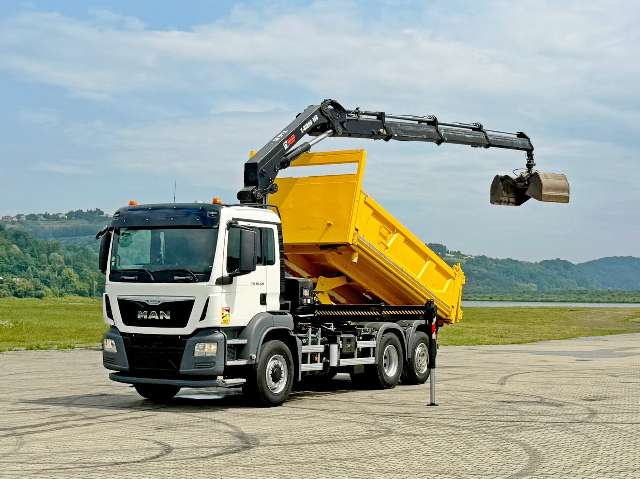 MAN TGS 26.400 * HIAB X-HIDUO 188 E-3 + FUNK * 6x4 - Xe cẩu tự hành: hình 2 MAN TGS 26.400 * HIAB X-HIDUO 188 E-3 + FUNK * 6x4 - Xe cẩu tự hành: hình 2