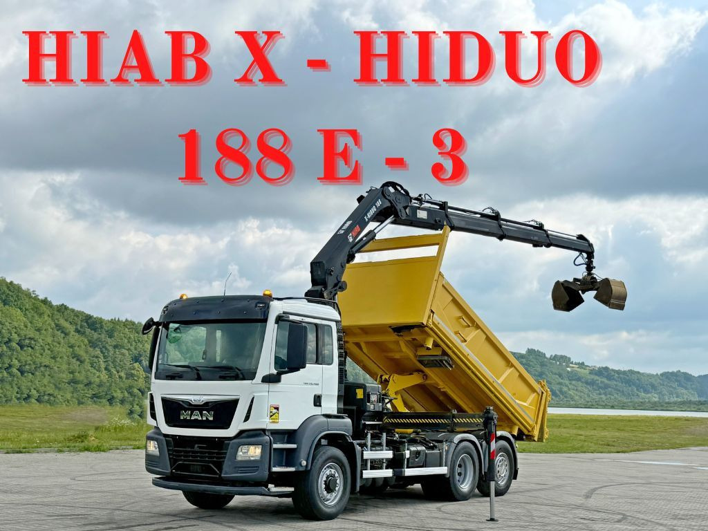 MAN TGS 26.400 * HIAB X-HIDUO 188 E-3 + FUNK * 6x4 - Xe cẩu tự hành: hình 1 MAN TGS 26.400 * HIAB X-HIDUO 188 E-3 + FUNK * 6x4 - Xe cẩu tự hành: hình 1