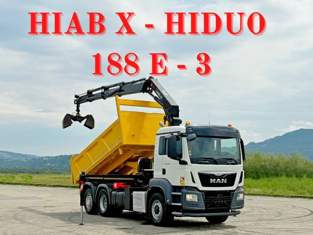 MAN TGS 26.400 * HIAB X-HIDUO 188 E-3 + FUNK * 6x4 - Xe cẩu tự hành: hình 1 MAN TGS 26.400 * HIAB X-HIDUO 188 E-3 + FUNK * 6x4 - Xe cẩu tự hành: hình 1