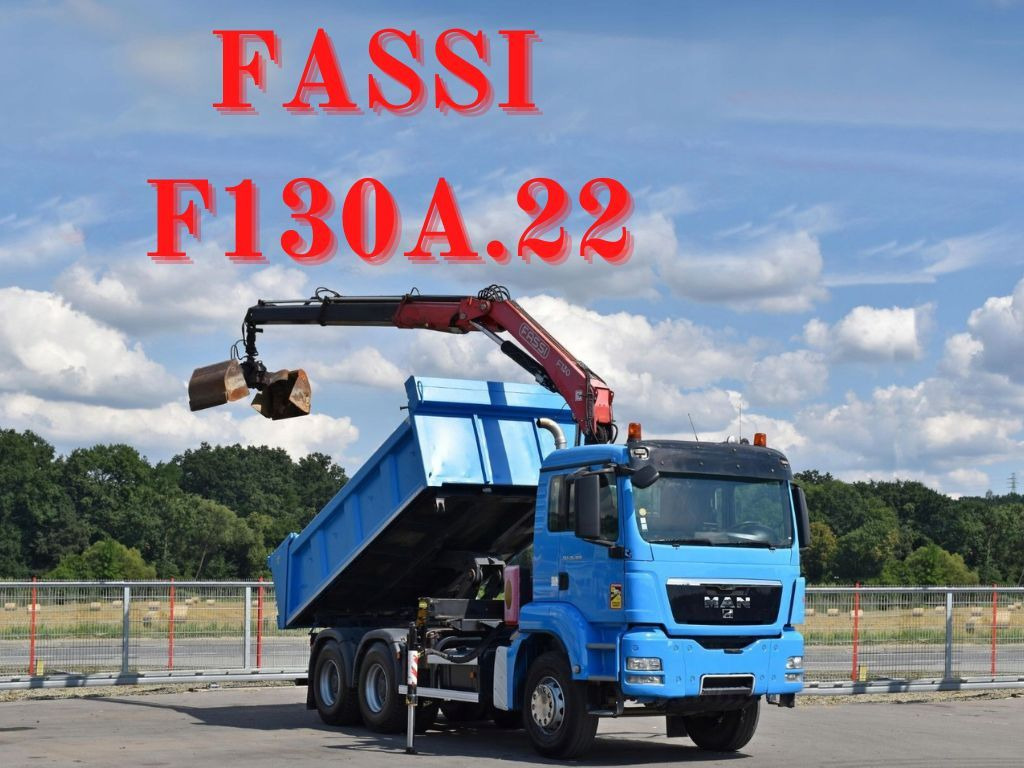 MAN TGS 26.400 Kipper 4,60m*PK F130A.22 + FUNK/6x4 MAN TGS 26.400 Kipper 4,60m*FASSI F130A.22 +FUNK/6x4 - Xe ben, Xe cẩu tự hành: hình 1 MAN TGS 26.400 Kipper 4,60m*PK F130A.22 + FUNK/6x4 MAN TGS 26.400 Kipper 4,60m*FASSI F130A.22 +FUNK/6x4 - Xe ben, Xe cẩu tự hành: hình 1