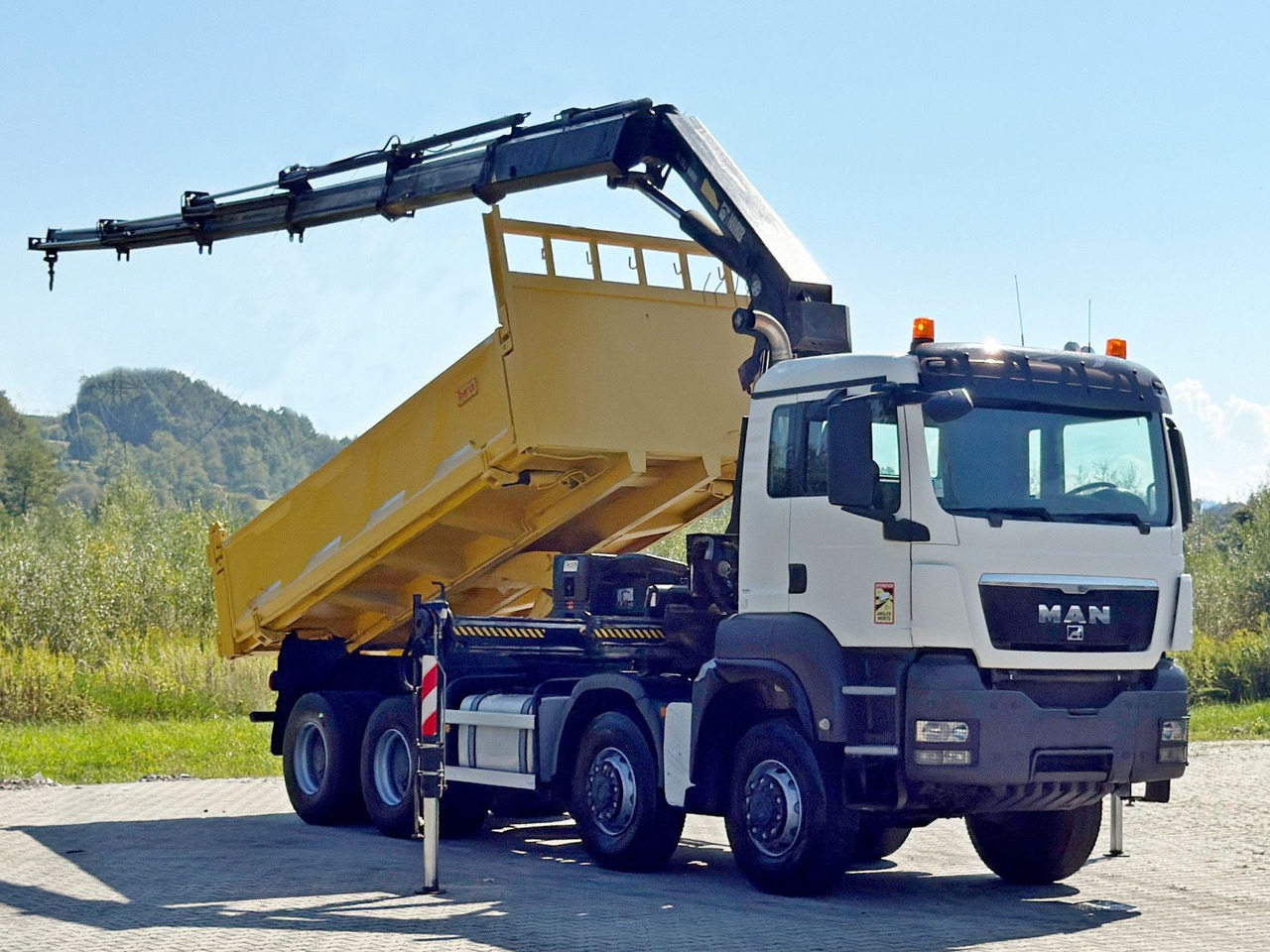 MAN TGS 32.510 * HIAB 288 EP - 5HIDUO/ FUNK * 8x8 - Xe ben, Xe cẩu tự hành: hình 2 MAN TGS 32.510 * HIAB 288 EP - 5HIDUO/ FUNK * 8x8 - Xe ben, Xe cẩu tự hành: hình 2