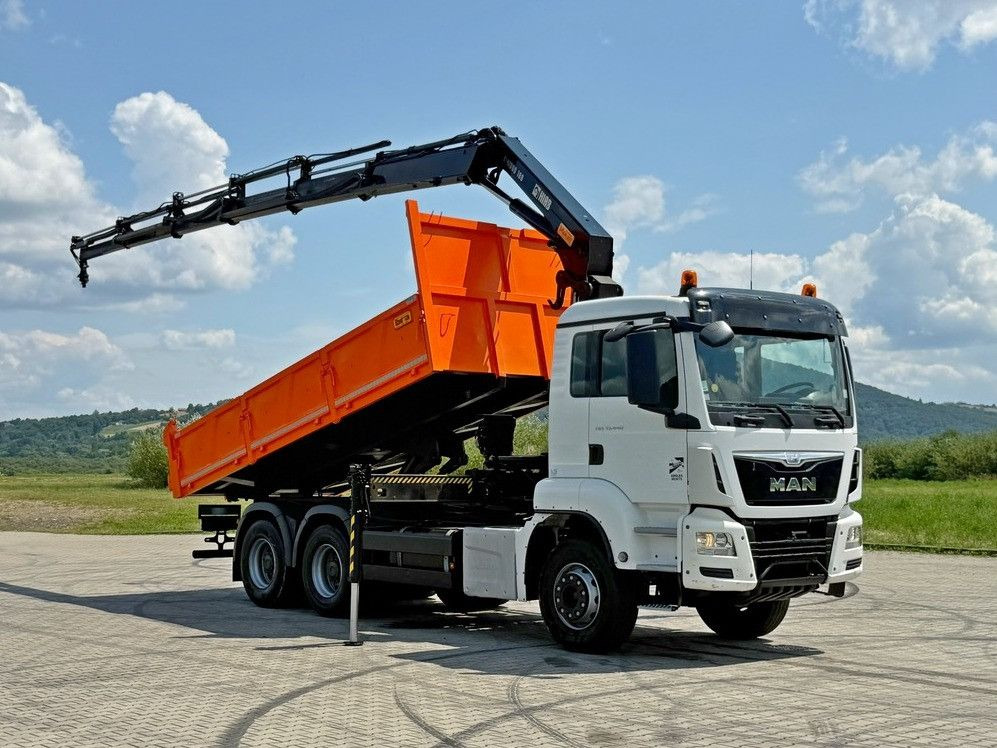 MAN TGS 33.440 * HIAB X-HIDUO 188 E-5 + FUNK * 6x4 - Xe cẩu tự hành: hình 2 MAN TGS 33.440 * HIAB X-HIDUO 188 E-5 + FUNK * 6x4 - Xe cẩu tự hành: hình 2