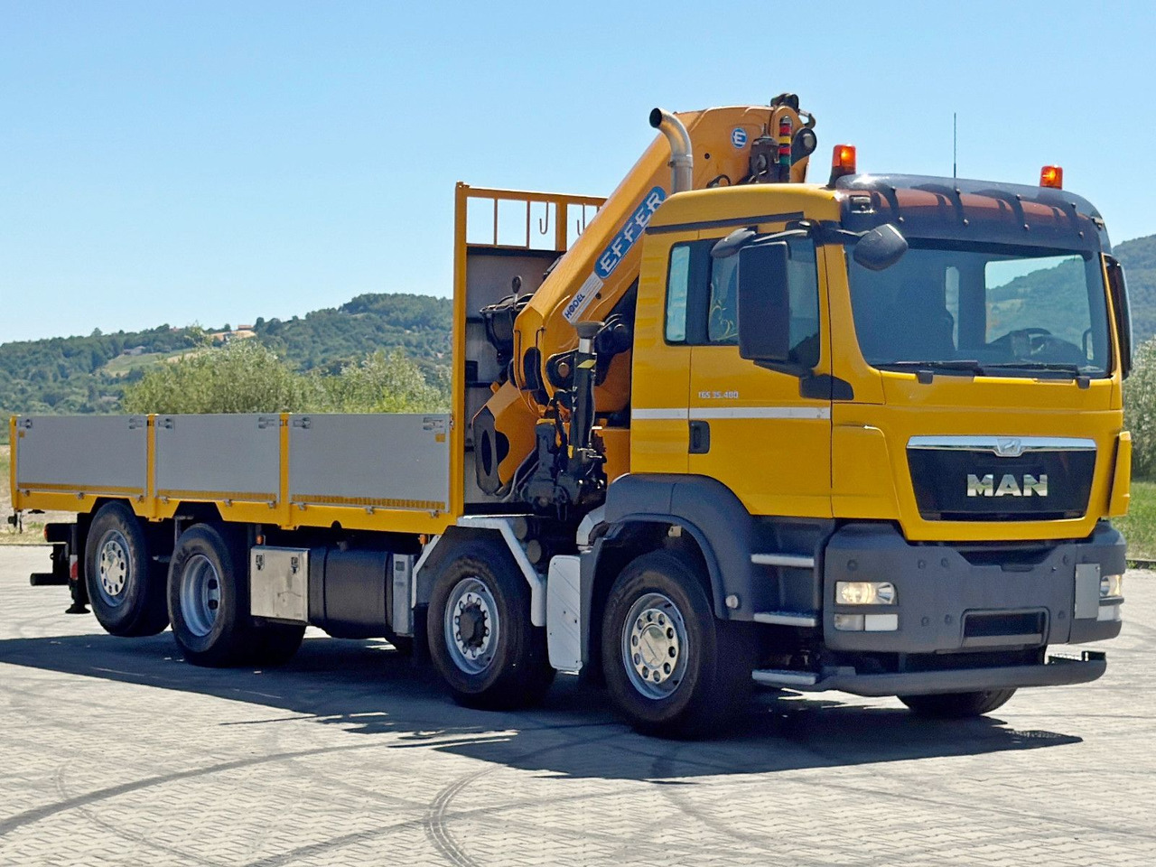 MAN TGS 35.480 * EFFER 395/6S + FUNK / 8x4 - Xe cẩu tự hành: hình 3 MAN TGS 35.480 * EFFER 395/6S + FUNK / 8x4 - Xe cẩu tự hành: hình 3
