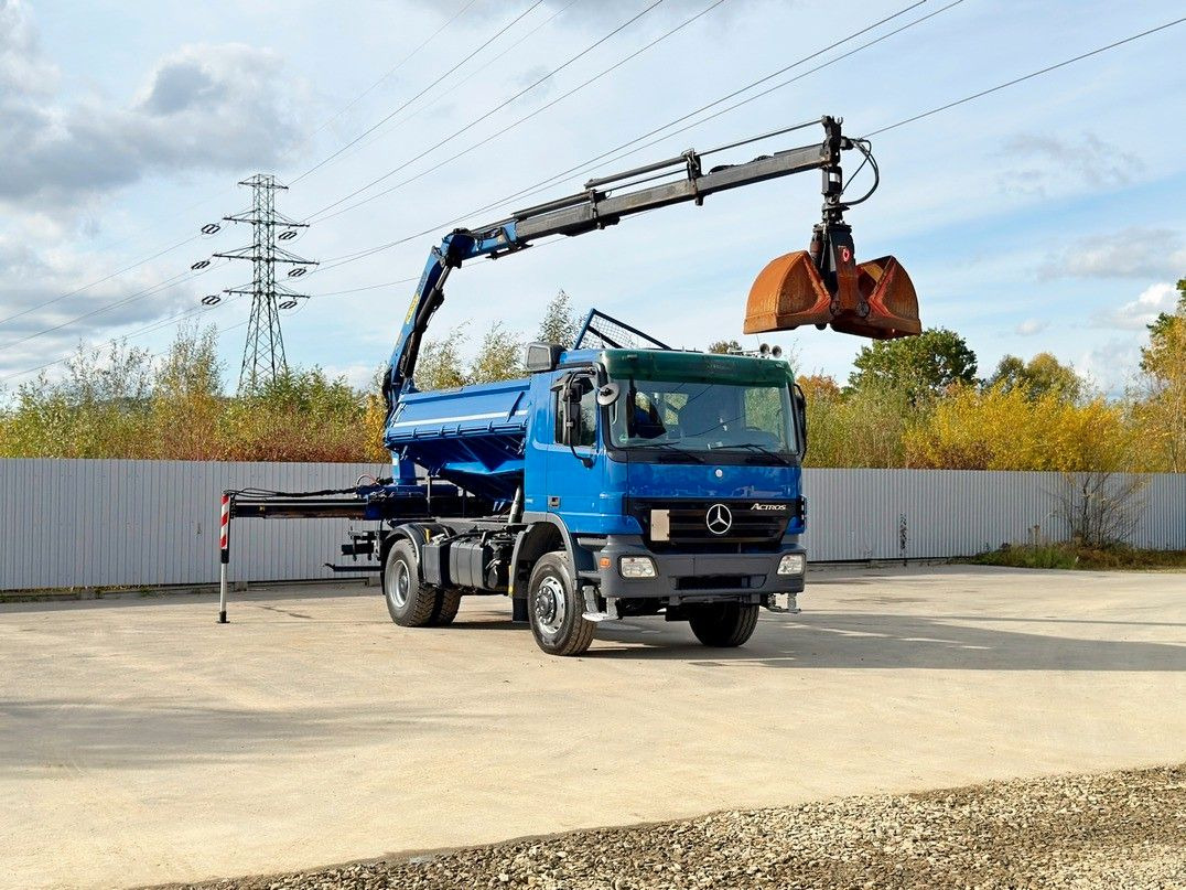 Mercedes-Benz ACTROS 1841 * PK 10501 + FUNK * TOP * 4x4 - Xe ben, Xe cẩu tự hành: hình 2 Mercedes-Benz ACTROS 1841 * PK 10501 + FUNK * TOP * 4x4 - Xe ben, Xe cẩu tự hành: hình 2