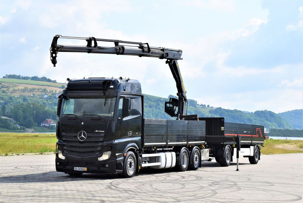 Mercedes-Benz ACTROS 2542 + PK18002-EH C/FUNK + Anhänger! Mercedes-Benz ACTROS 2542 + PK18002-EH C/FUNK + Anhänger! - Xe cẩu tự hành, Xe tải thùng lửng/ Phẳng: hình 2 Mercedes-Benz ACTROS 2542 + PK18002-EH C/FUNK + Anhänger! Mercedes-Benz ACTROS 2542 + PK18002-EH C/FUNK + Anhänger! - Xe cẩu tự hành, Xe tải thùng lửng/ Phẳng: hình 2