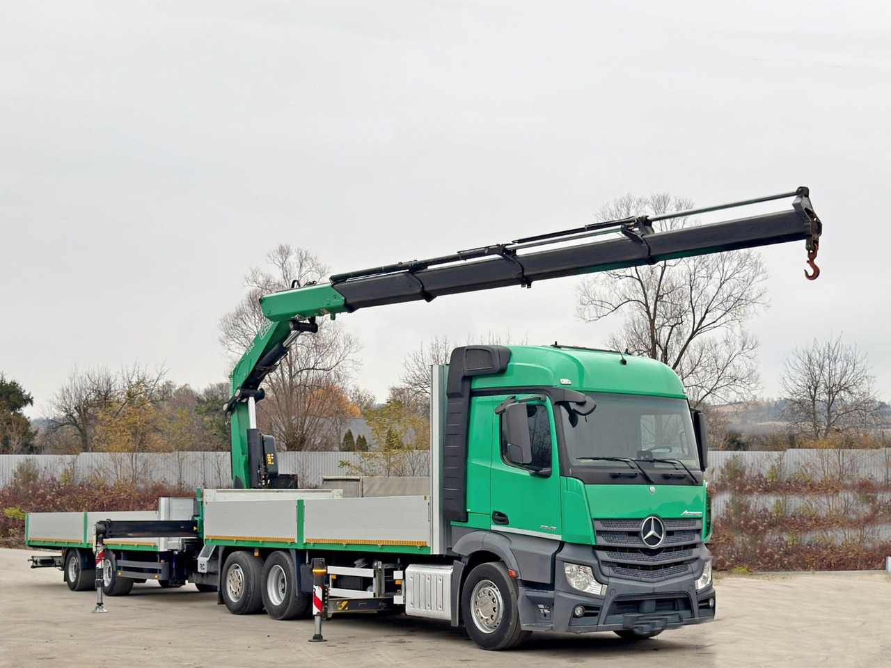 Mercedes-Benz ACTROS 264 * FASSI F 345.24 + FUNK + Anhänger - Xe cẩu tự hành: hình 2 Mercedes-Benz ACTROS 264 * FASSI F 345.24 + FUNK + Anhänger - Xe cẩu tự hành: hình 2