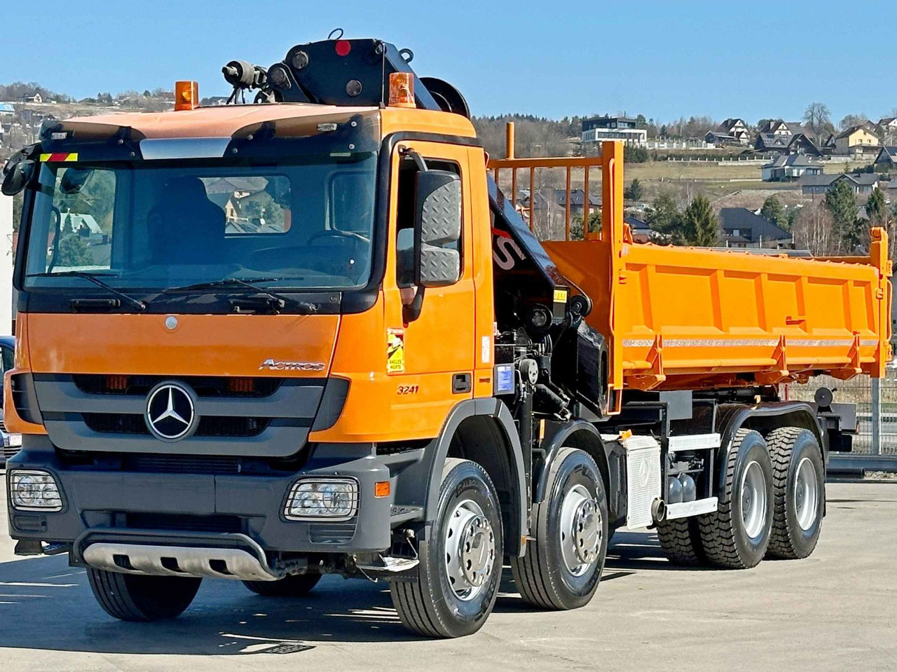 Mercedes-Benz ACTROS 3241 * HIAB 322 EP-4 HIDUO + FUNK / 8x4 - Xe ben, Xe cẩu tự hành: hình 5 Mercedes-Benz ACTROS 3241 * HIAB 322 EP-4 HIDUO + FUNK / 8x4 - Xe ben, Xe cẩu tự hành: hình 5