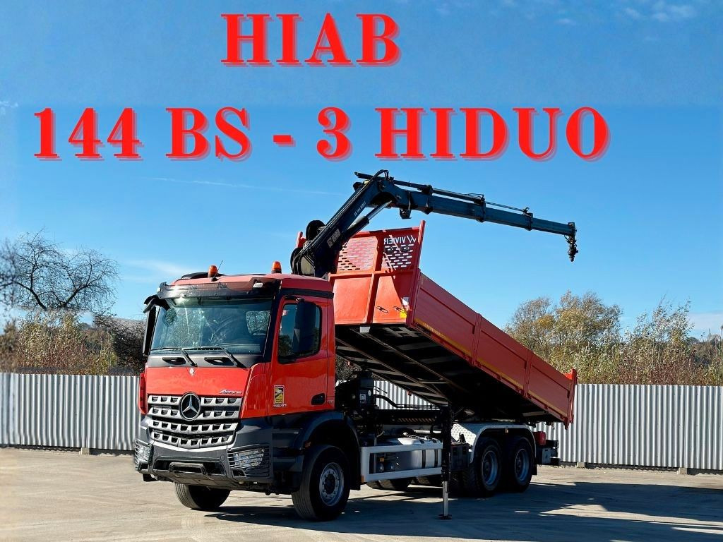 Mercedes-Benz AROCS 2640 *HIAB 144 BS - 3/FUNK + * 6x4 - Xe cẩu tự hành: hình 1 Mercedes-Benz AROCS 2640 *HIAB 144 BS - 3/FUNK + * 6x4 - Xe cẩu tự hành: hình 1