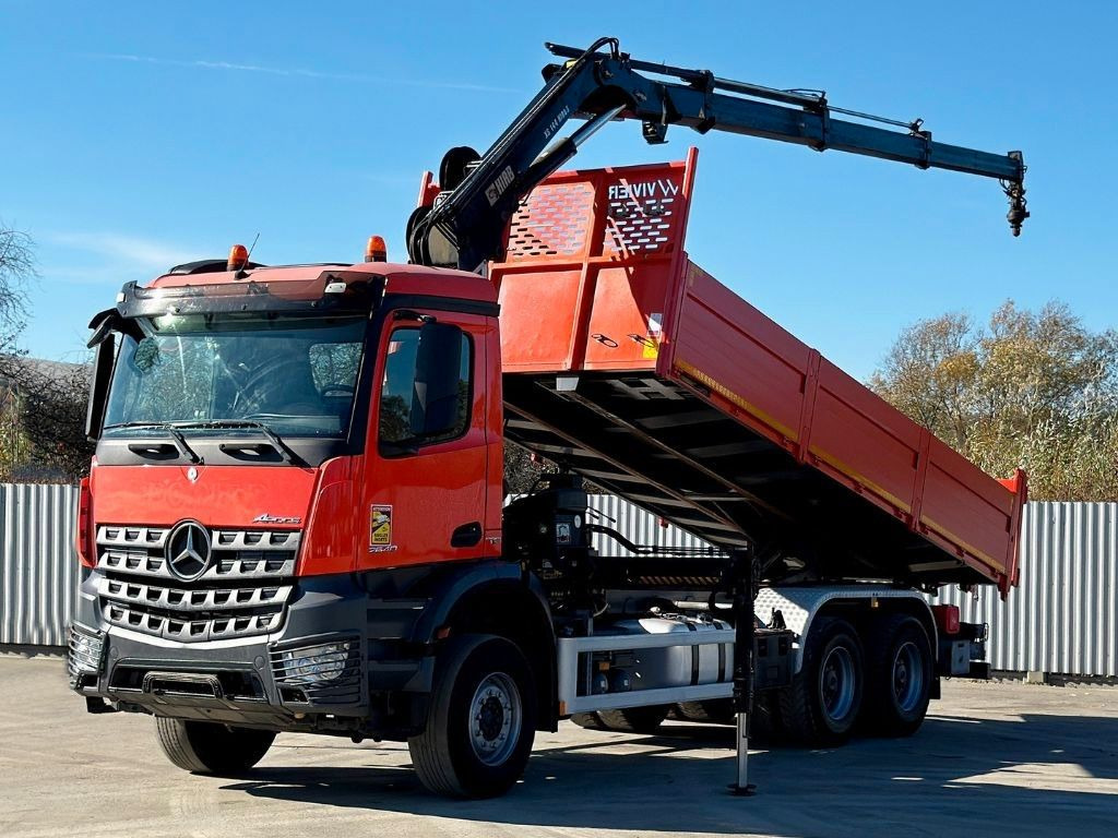 Mercedes-Benz AROCS 2640 *HIAB 144 BS - 3/FUNK + * 6x4 - Xe ben, Xe cẩu tự hành: hình 2 Mercedes-Benz AROCS 2640 *HIAB 144 BS - 3/FUNK + * 6x4 - Xe ben, Xe cẩu tự hành: hình 2