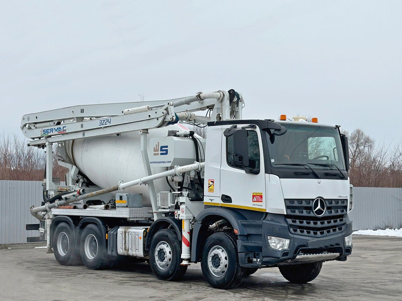 Mercedes-Benz AROCS 3743 * Betonpumpe + FUNK * 8x4 * TOP - Xe bơm bê tông: hình 1 Mercedes-Benz AROCS 3743 * Betonpumpe + FUNK * 8x4 * TOP - Xe bơm bê tông: hình 1