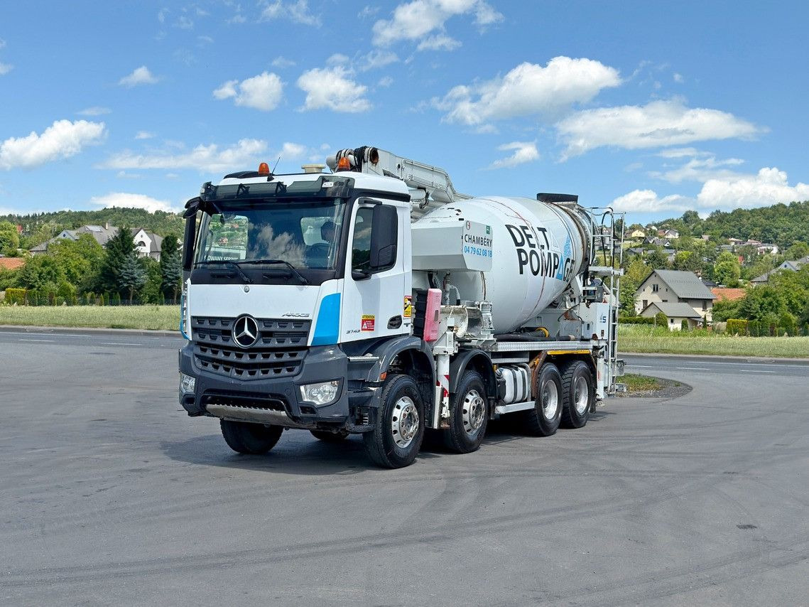 Mercedes-Benz AROCS 3743 * Betonpumpe + FUNK * 8x4 * TOP - Xe bơm bê tông: hình 2 Mercedes-Benz AROCS 3743 * Betonpumpe + FUNK * 8x4 * TOP - Xe bơm bê tông: hình 2