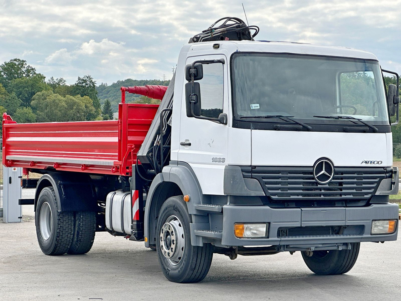 Mercedes-Benz ATEGO 1823 * KIPPER 5,25 m *ATLAS AK 3500C * TOP - Xe ben, Xe cẩu tự hành: hình 3 Mercedes-Benz ATEGO 1823 * KIPPER 5,25 m *ATLAS AK 3500C * TOP - Xe ben, Xe cẩu tự hành: hình 3