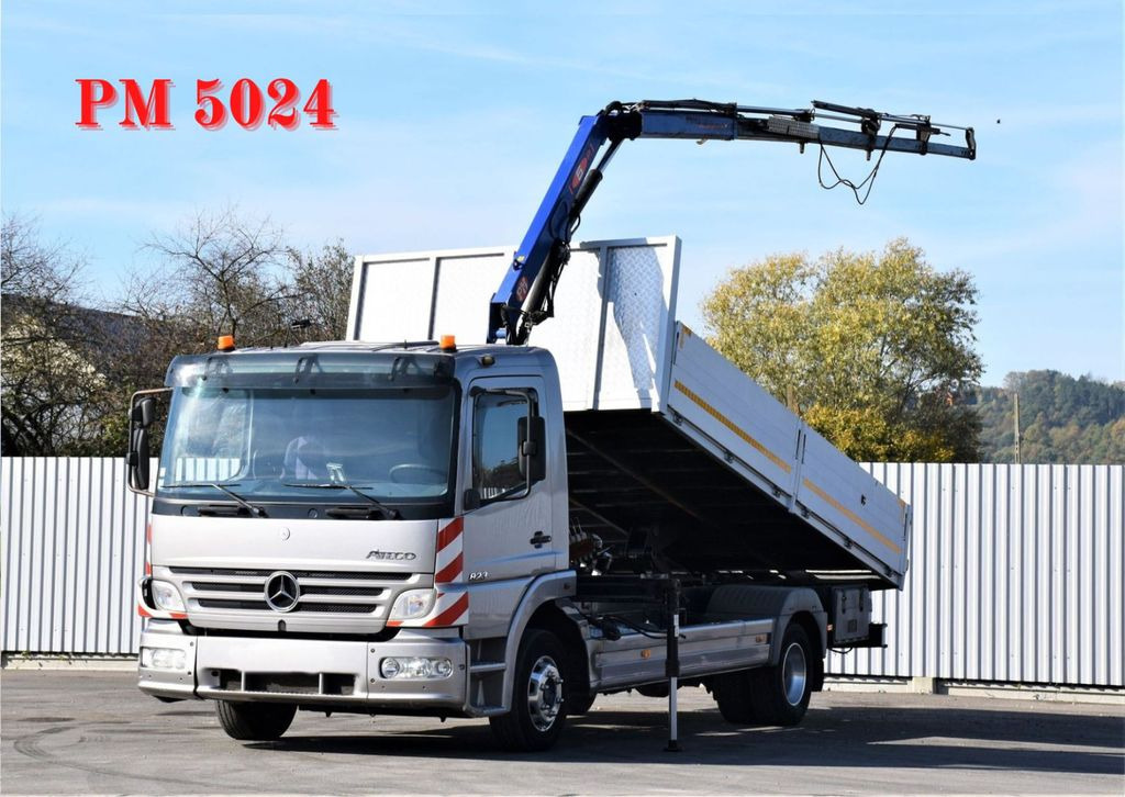 Mercedes-Benz ATEGO 823 Kipper 4,90m* PM 5024 P* TOPZUSTAND - Xe cẩu tự hành, Xe ben: hình 1 Mercedes-Benz ATEGO 823 Kipper 4,90m* PM 5024 P* TOPZUSTAND - Xe cẩu tự hành, Xe ben: hình 1