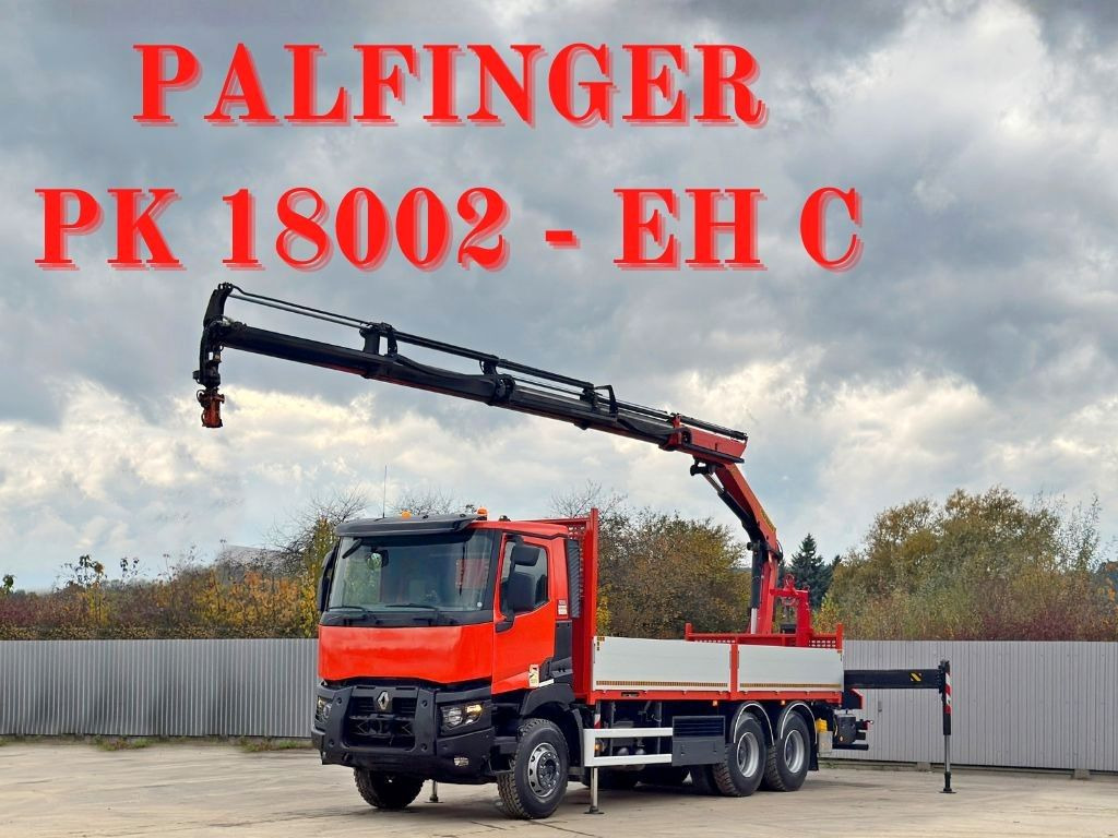 Renault C430 * PALFINGER PK 18002 - EHC + FUNK/ 6x4 - Xe cẩu tự hành: hình 1 Renault C430 * PALFINGER PK 18002 - EHC + FUNK/ 6x4 - Xe cẩu tự hành: hình 1
