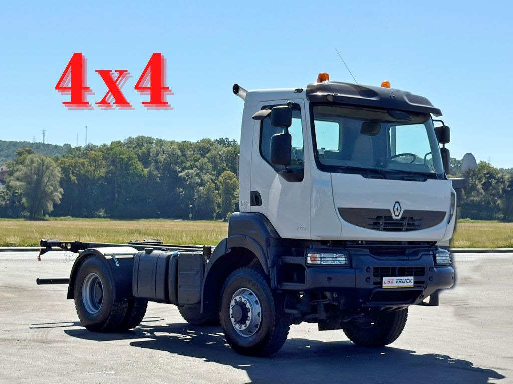 Renault KERAX 370 * FAHRGESTELL 4,55 m / 4x4*TOPZUSTAND - Xe tải khung gầm: hình 1 Renault KERAX 370 * FAHRGESTELL 4,55 m / 4x4*TOPZUSTAND - Xe tải khung gầm: hình 1