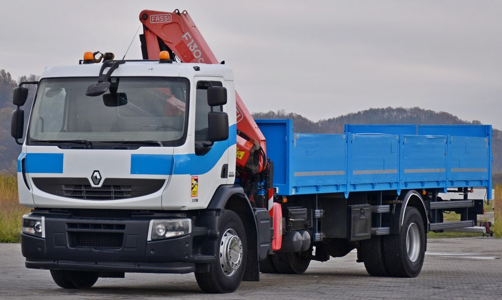 Renault Premium 320 DXI* FASSI F130AC.23 * FUNK * TOP - Xe cẩu tự hành, Xe tải thùng lửng/ Phẳng: hình 4 Renault Premium 320 DXI* FASSI F130AC.23 * FUNK * TOP - Xe cẩu tự hành, Xe tải thùng lửng/ Phẳng: hình 4
