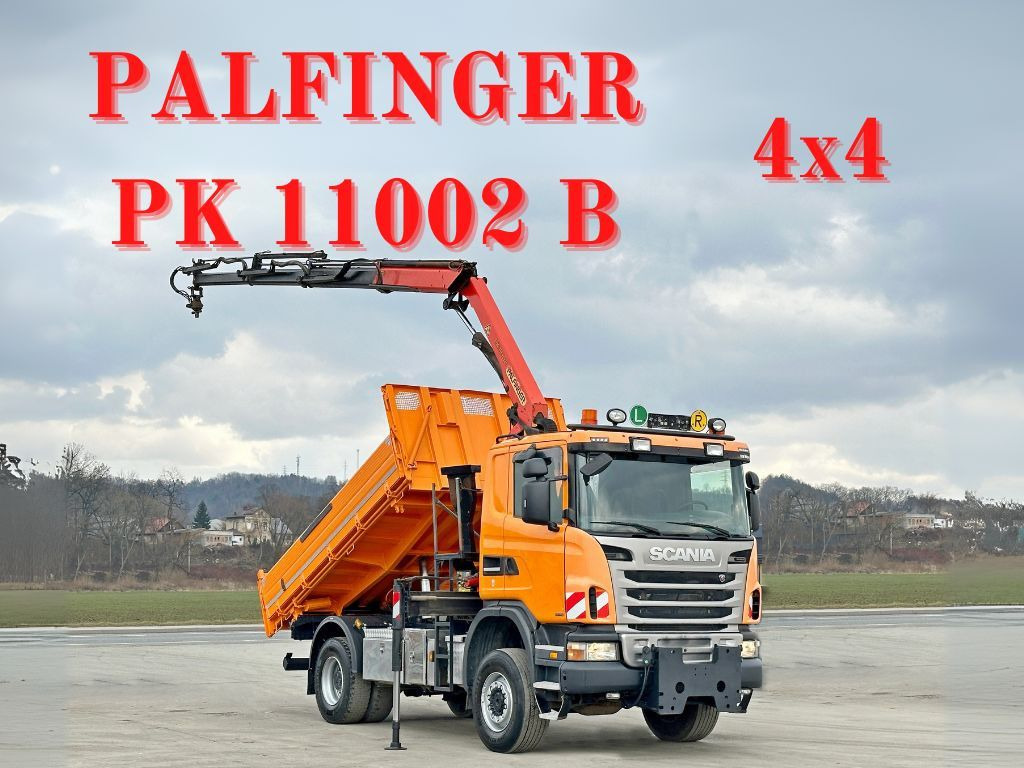 Scania G360 Kipper 4,10m *PK 11002 B + FUNK *4x4 Scania G360 Kipper 4,10m *PK 11002 B + FUNK *4x4 - Xe ben, Xe cẩu tự hành: hình 1 Scania G360 Kipper 4,10m *PK 11002 B + FUNK *4x4 Scania G360 Kipper 4,10m *PK 11002 B + FUNK *4x4 - Xe ben, Xe cẩu tự hành: hình 1