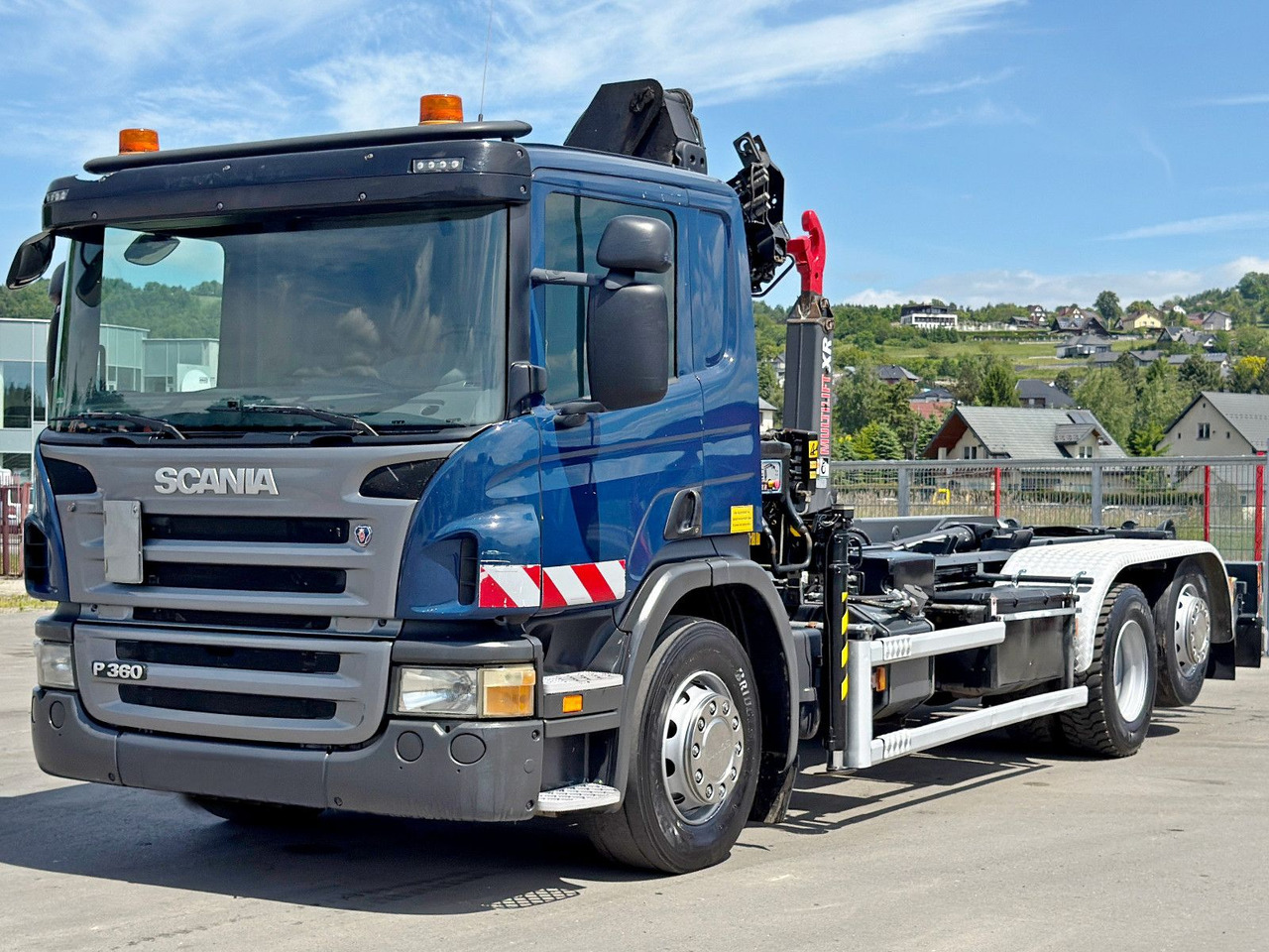 Scania P 360 * ABROLLKIPPER * HIAB 111 BS -2 HIDUO/FUNK - Xe tải nâng móc, Xe cẩu tự hành: hình 4 Scania P 360 * ABROLLKIPPER * HIAB 111 BS -2 HIDUO/FUNK - Xe tải nâng móc, Xe cẩu tự hành: hình 4