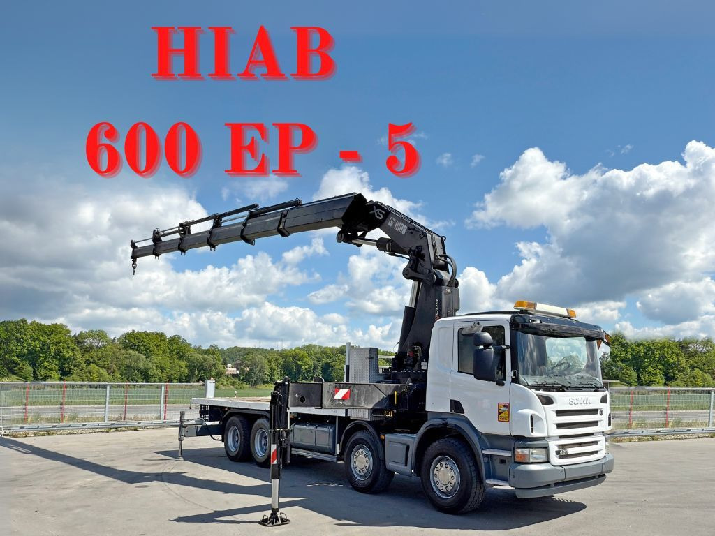 Scania P 420* PLATFORM 6,80m * HIAB 600 EP-5/FUNK * 8x4 - Xe cẩu tự hành: hình 1 Scania P 420* PLATFORM 6,80m * HIAB 600 EP-5/FUNK * 8x4 - Xe cẩu tự hành: hình 1