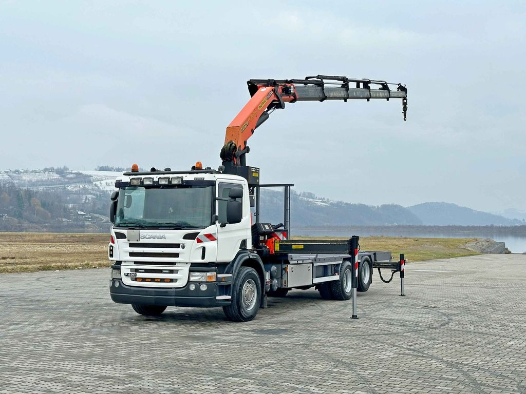 Scania P 420* PLATFORM 6,80m * PK 29002+FUNK * TOP Scania P 420* PLATFORM 6,80m * PK 29002+FUNK * TOP - Xe tải kéo: hình 2 Scania P 420* PLATFORM 6,80m * PK 29002+FUNK * TOP Scania P 420* PLATFORM 6,80m * PK 29002+FUNK * TOP - Xe tải kéo: hình 2