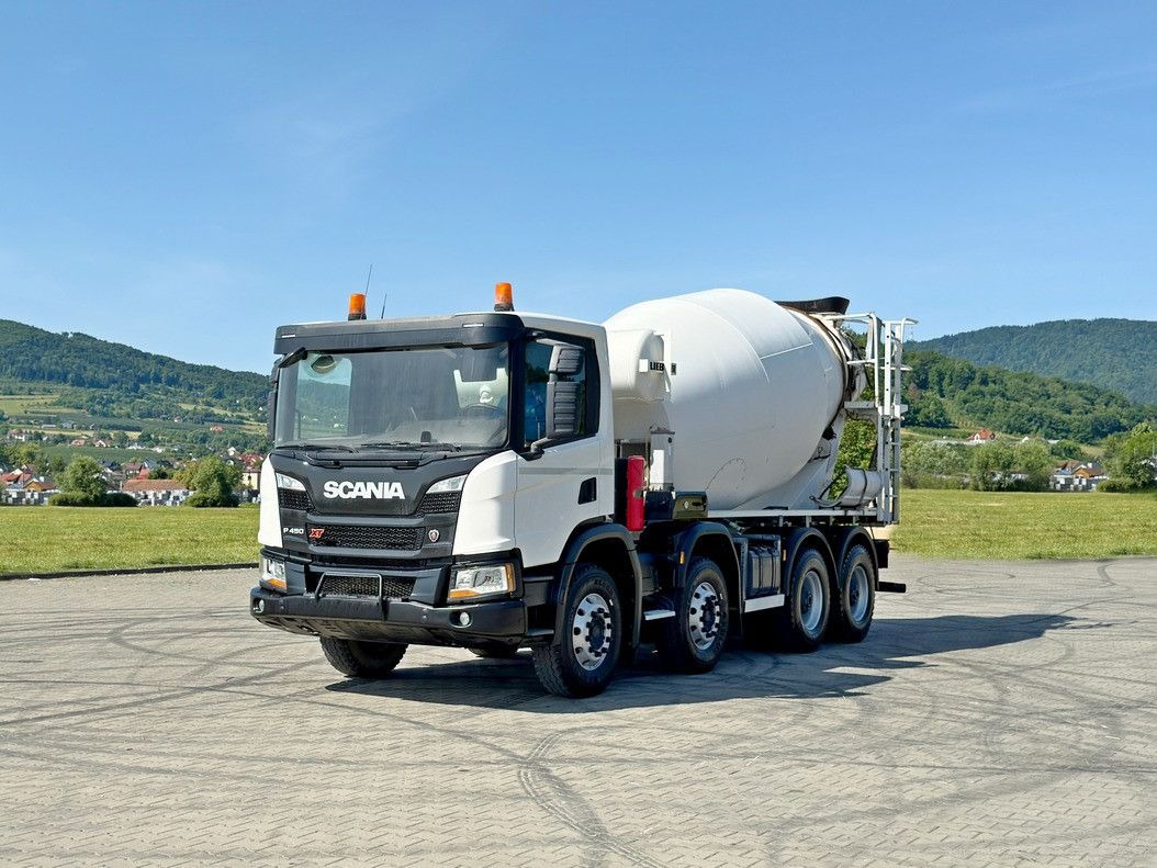 Scania P 450 * Betonmischer * 8x4 * TOPZUSTAND - Xe trộn bê tông: hình 1 Scania P 450 * Betonmischer * 8x4 * TOPZUSTAND - Xe trộn bê tông: hình 1