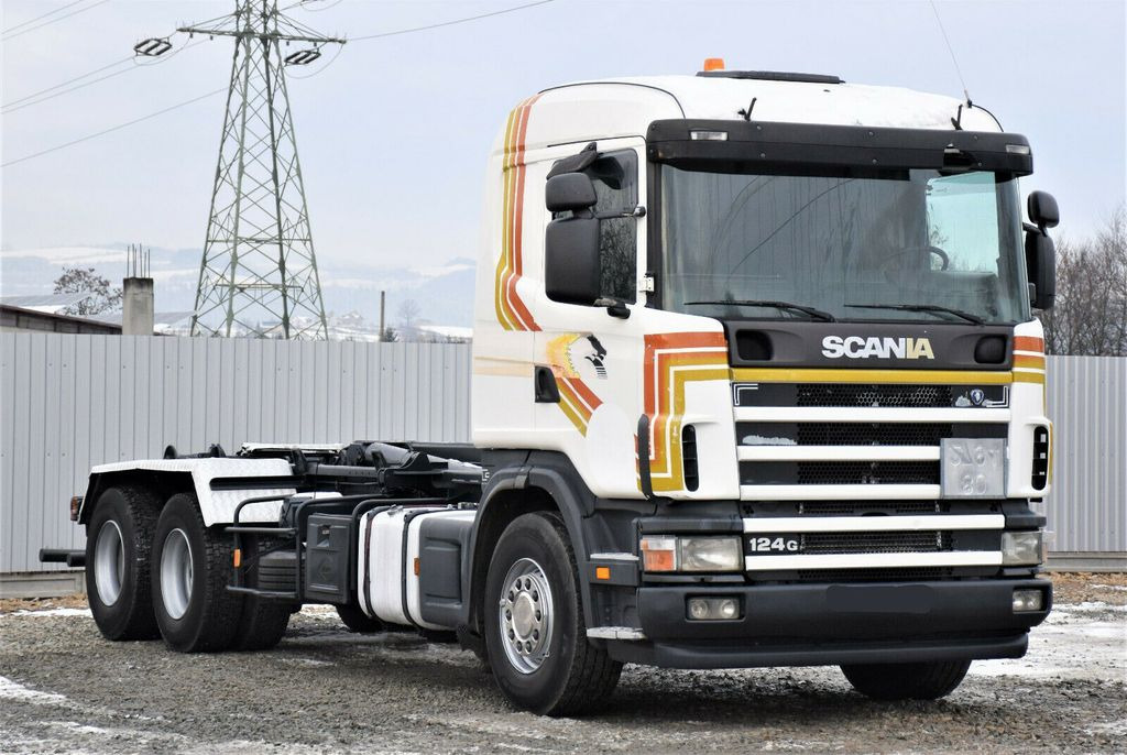 Scania R124 470 Abrollkipper *6x2* Top Zustand ! Scania R124 470 Abrollkipper * 6x2 * Motor Problem - Xe tải nâng móc: hình 3 Scania R124 470 Abrollkipper *6x2* Top Zustand ! Scania R124 470 Abrollkipper * 6x2 * Motor Problem - Xe tải nâng móc: hình 3