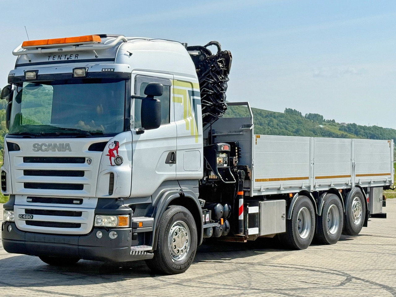 Scania R480 PRITSCHE 6,85m *HIAB 377 E-8 HIPRO/FUNK*8x4 - Xe cẩu tự hành: hình 3 Scania R480 PRITSCHE 6,85m *HIAB 377 E-8 HIPRO/FUNK*8x4 - Xe cẩu tự hành: hình 3