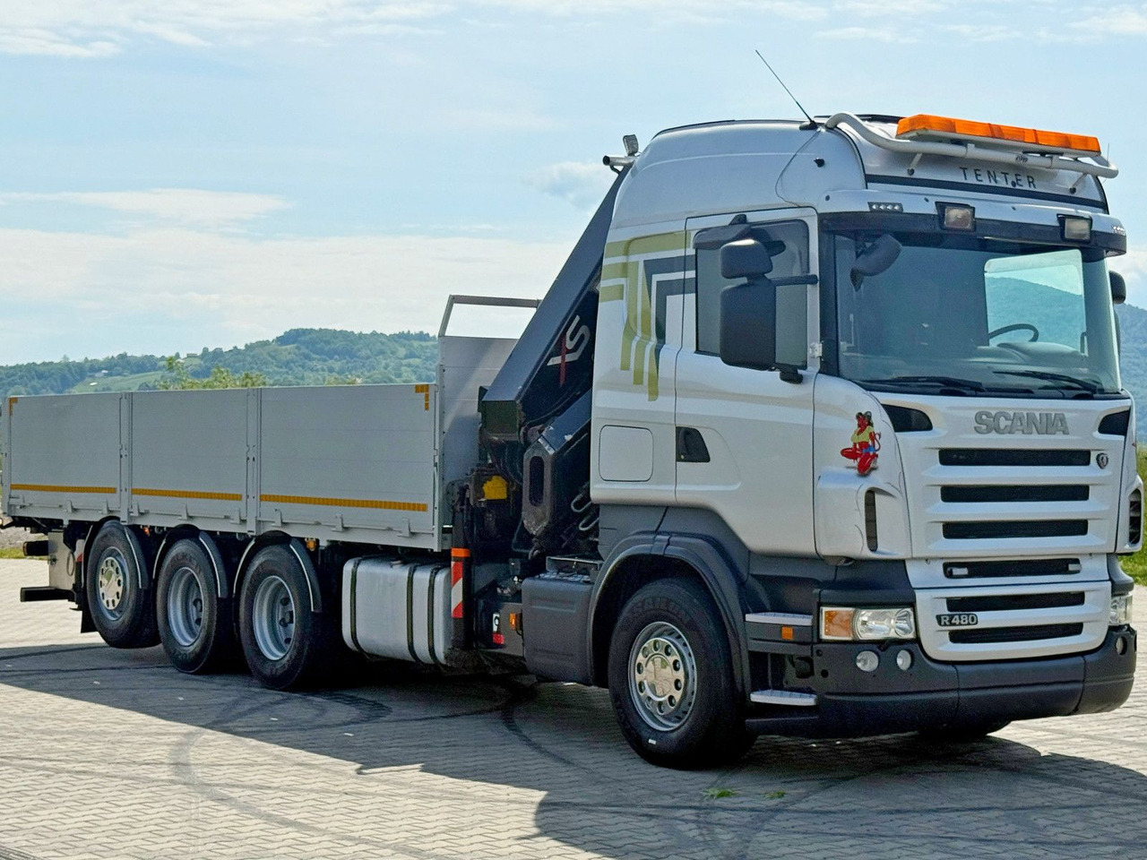 Scania R480 PRITSCHE 6,85m *HIAB 377 E-8 HIPRO/FUNK*8x4 - Xe cẩu tự hành: hình 4 Scania R480 PRITSCHE 6,85m *HIAB 377 E-8 HIPRO/FUNK*8x4 - Xe cẩu tự hành: hình 4