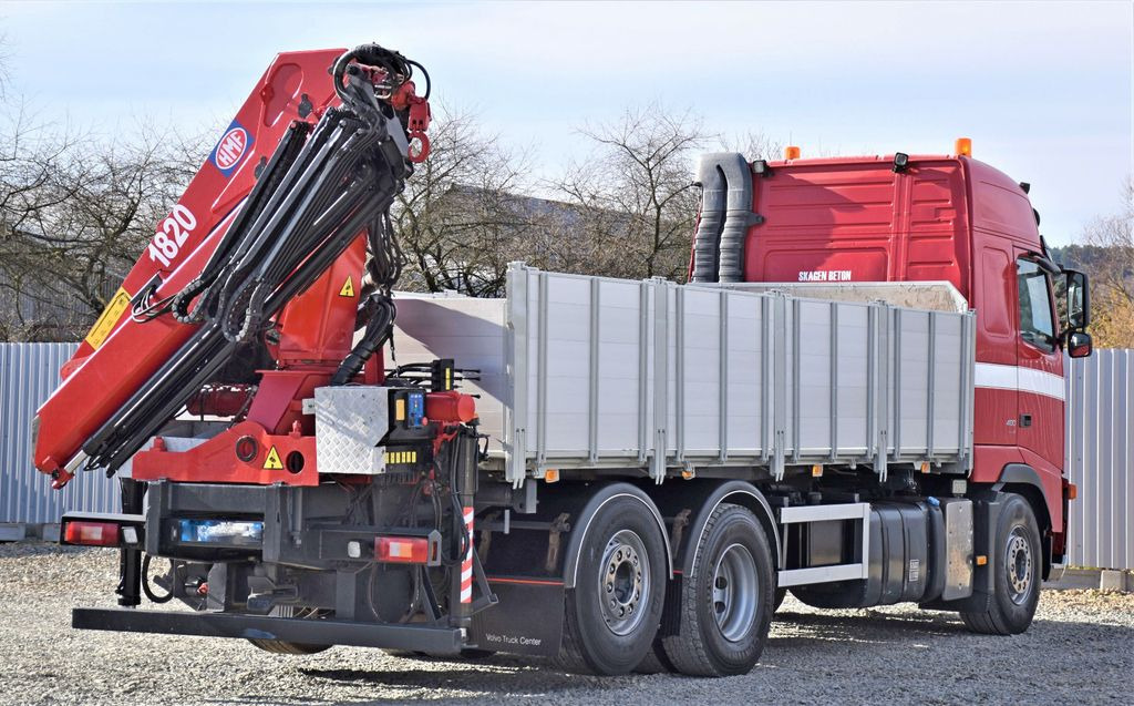 Xe cẩu tự hành, Xe ben Volvo FH 480 Kipper 6,20m + HMF 1823 K3 + FUNK: hình 6