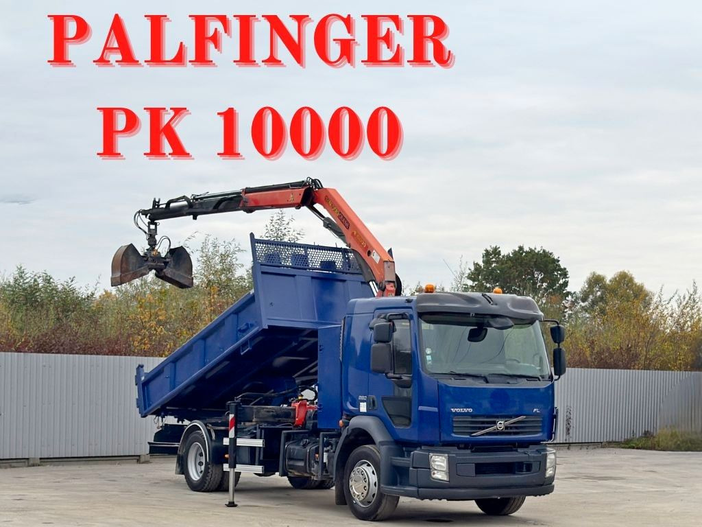 Volvo FL280 KIPPER 4,35m * PALFINGER PK 10000 + FUNK - Xe cẩu tự hành: hình 1 Volvo FL280 KIPPER 4,35m * PALFINGER PK 10000 + FUNK - Xe cẩu tự hành: hình 1