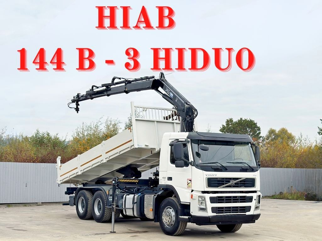 Volvo FM 400 Kipper 6,20m * HIAB 144 B-3 HIDUO* 6x4 - Xe cẩu tự hành: hình 1 Volvo FM 400 Kipper 6,20m * HIAB 144 B-3 HIDUO* 6x4 - Xe cẩu tự hành: hình 1