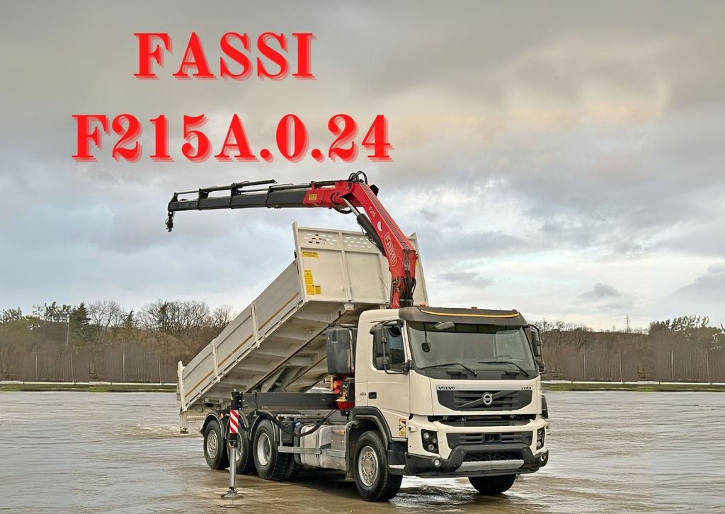 Volvo FMX 450 Kipper 6,50m*FASSI F215A.0.24 + FUNK*8x4 - Xe ben: hình 1 Volvo FMX 450 Kipper 6,50m*FASSI F215A.0.24 + FUNK*8x4 - Xe ben: hình 1