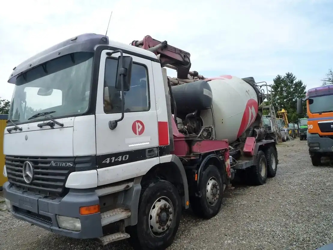 Mercedes-Benz Actros 4141 - Xe trộn bơm bê tông: hình 5 Mercedes-Benz Actros 4141 - Xe trộn bơm bê tông: hình 5