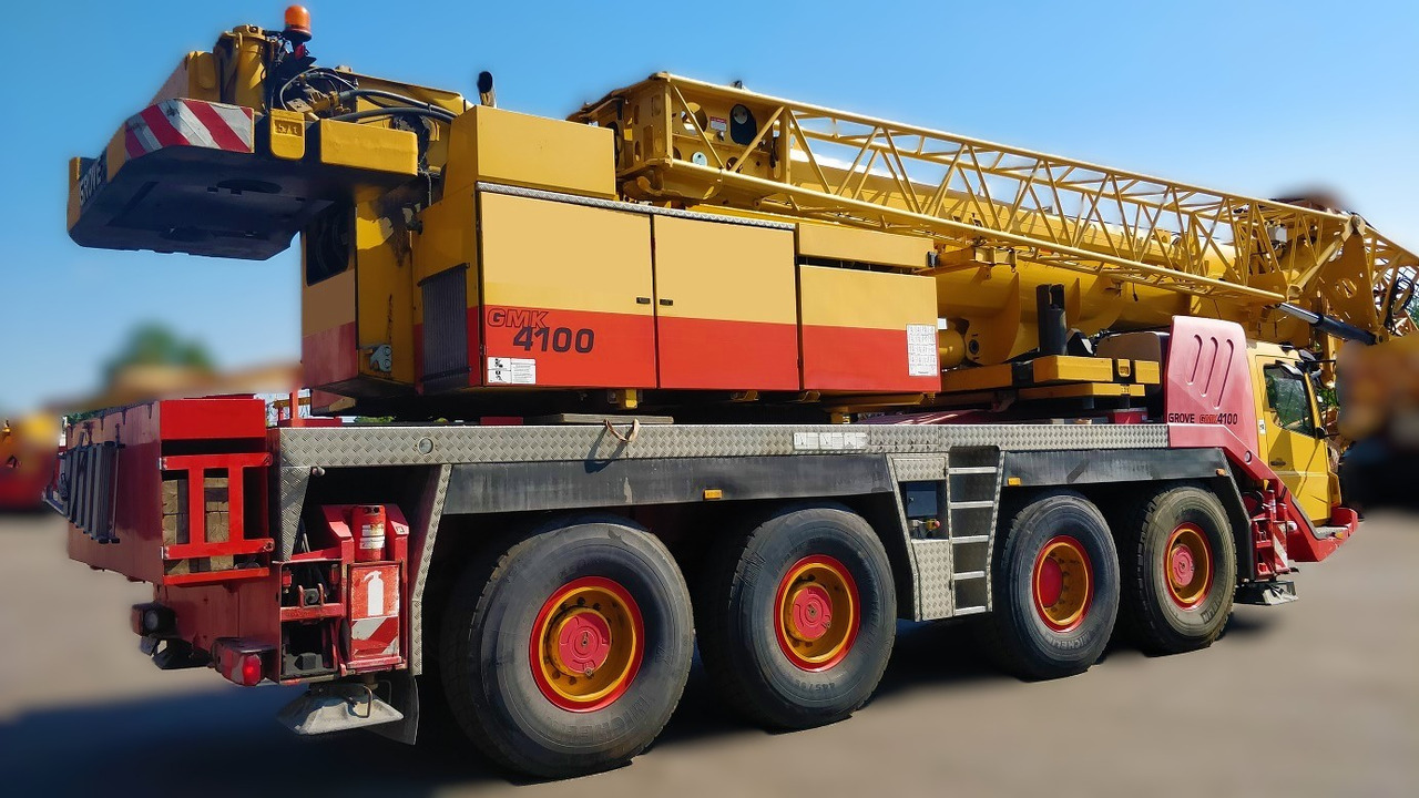 Grove GMK 4100 - Cẩu bánh lốp: hình 2 Grove GMK 4100 - Cẩu bánh lốp: hình 2