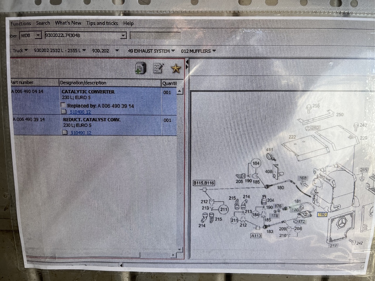 CATALYTIC CONVERTER 230L EURO 5 ACTROS MP3 - Bộ chuyển đổi xúc tác cho Xe tải: hình 4 CATALYTIC CONVERTER 230L EURO 5 ACTROS MP3 - Bộ chuyển đổi xúc tác cho Xe tải: hình 4