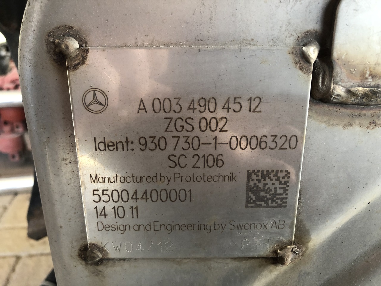 EXHAUST AFTERTREATMENT EURO6-EURO5 MERCEDES ACTROS MP4 - Cổ góp xả cho Xe tải: hình 4 EXHAUST AFTERTREATMENT EURO6-EURO5 MERCEDES ACTROS MP4 - Cổ góp xả cho Xe tải: hình 4