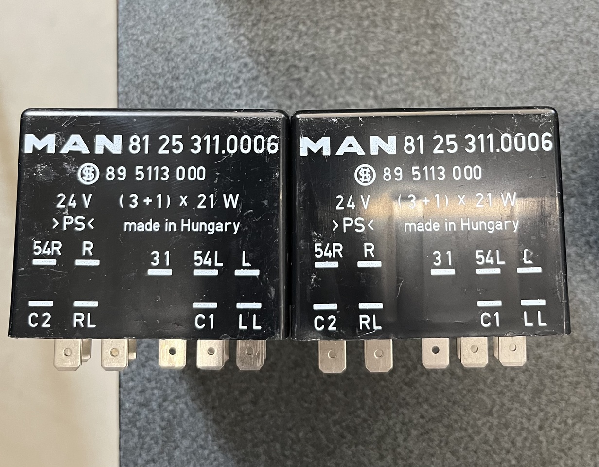 FLASHING-WIPING PULSE UNIT MAN F90,F2000 - Linh kiện điện cho Xe tải: hình 5 FLASHING-WIPING PULSE UNIT MAN F90,F2000 - Linh kiện điện cho Xe tải: hình 5