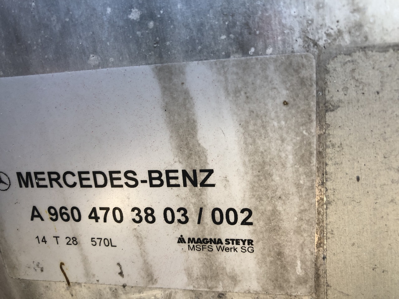 Bình nhiên liệu cho Xe tải MERCEDES-BENZ,MAN ACTROS MP4,TGA,TGX: hình 12