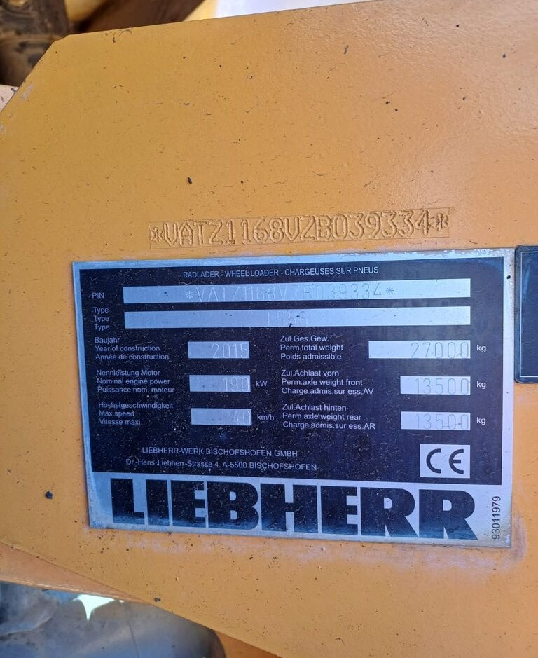Máy xúc lật bánh lốp Liebherr L 566: hình 18