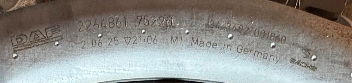 DAF CF XD XF XG KOPPELINGSGEHEEL UIT DEMO MODEL 10KM GEBRUIKT 2264861U - Ly hợp và các bộ phận cho Xe tải: hình 3 DAF CF XD XF XG KOPPELINGSGEHEEL UIT DEMO MODEL 10KM GEBRUIKT 2264861U - Ly hợp và các bộ phận cho Xe tải: hình 3