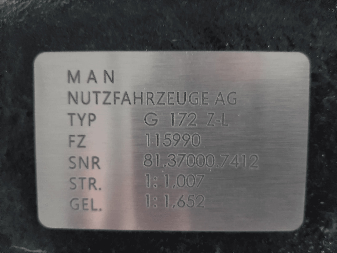 MAN 8x8 8x6 Tussenbak g172Z-L USED - Truyền động cho Xe tải: hình 4 MAN 8x8 8x6 Tussenbak g172Z-L USED - Truyền động cho Xe tải: hình 4