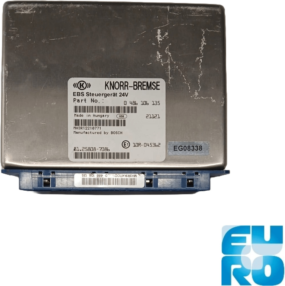 MAN TGS/X 06-EBS ELECTRONIC CONTROL UNIT (ECU) 5/7 KNORR PLUS 0486106309N50 - ECU cho Xe tải: hình 1 MAN TGS/X 06-EBS ELECTRONIC CONTROL UNIT (ECU) 5/7 KNORR PLUS 0486106309N50 - ECU cho Xe tải: hình 1